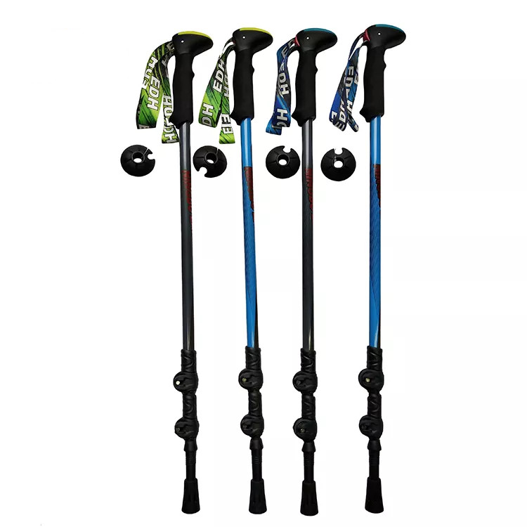 Hiking Adjustable Nordic Trekking Poles Ultralight Telescopic Walking Stick