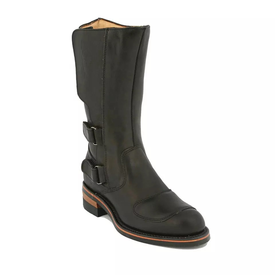 PPE Pass Genuine Leather Moto Botas Rally Motorcycle Boots