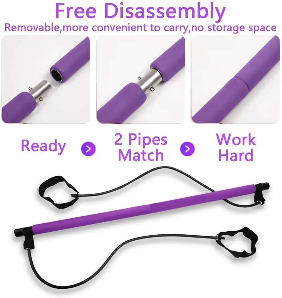 Yoga Pilates Exercise Stick Home Workout Equipment Stick