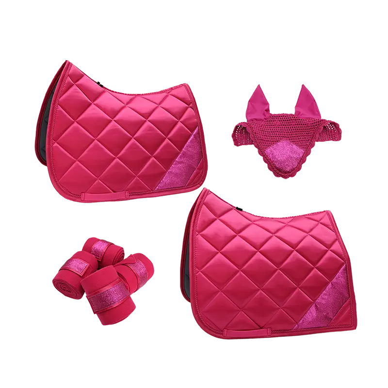 Equestrian Pink Saddle Pad Horse Riding Dressage Saddle Blanket