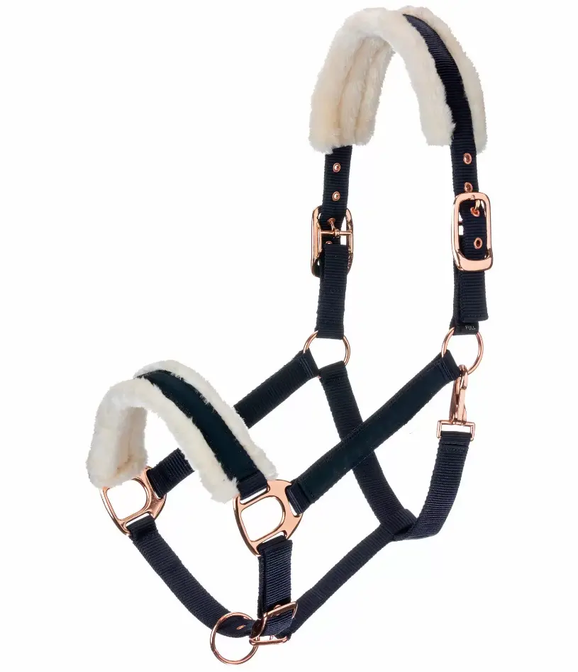 Equestrian Products Horsing Halters Nylon with Fur