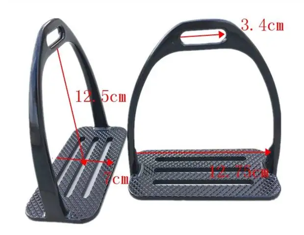 Size Chart of Equestrian Stainless steel Stirrups China