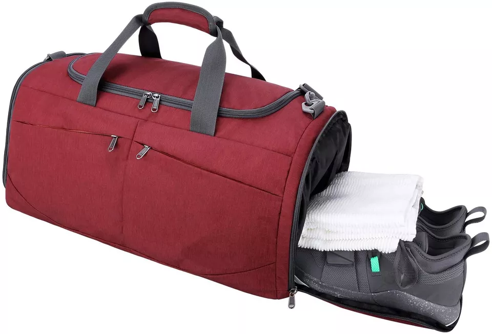 45L Sport Travel Bag Water Repellent Bag Durable Polyester Hiking Bag