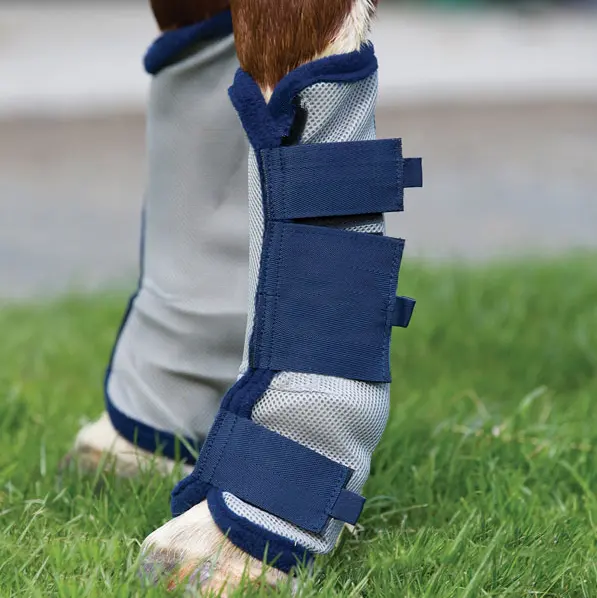 equestrian leg splint leg protection fly boot mesh wrap