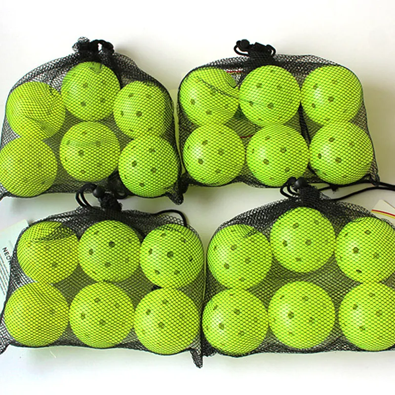 ONE-PIECE DESIGN Customized logo PP Material USAPA approved 40 holes pickleball balls China