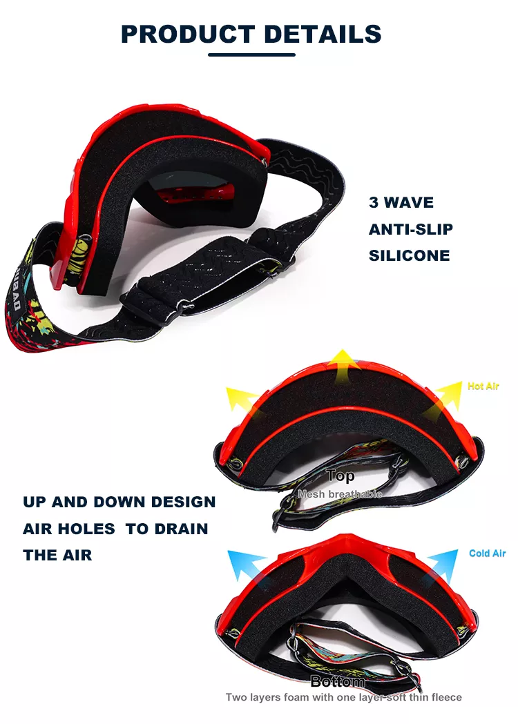 Eyewear sports goggle for motocross Motocross Goggles Cycling Anti Dust Protective Goggles