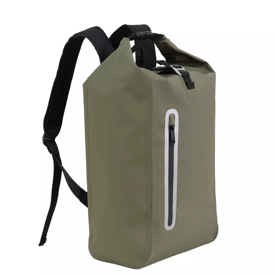 Hiking Waterproof Backpack Roll Top PVC Duffel Knapsack China