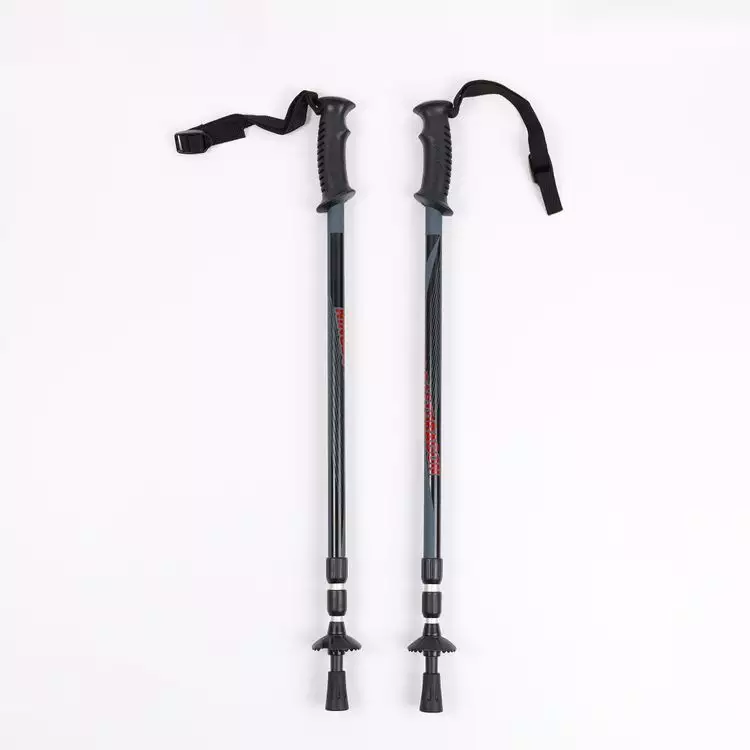 Telescopic Trekking Pole Shockproof Non Slip Walking Stick Outdoor New Hiking Cane