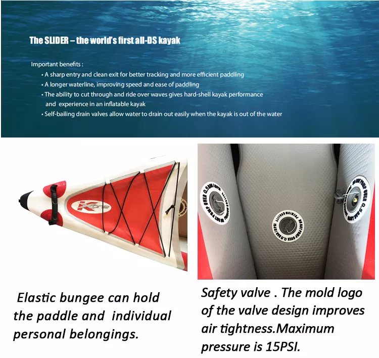 Foldable Canoe Inflatable Kayak For Seashore