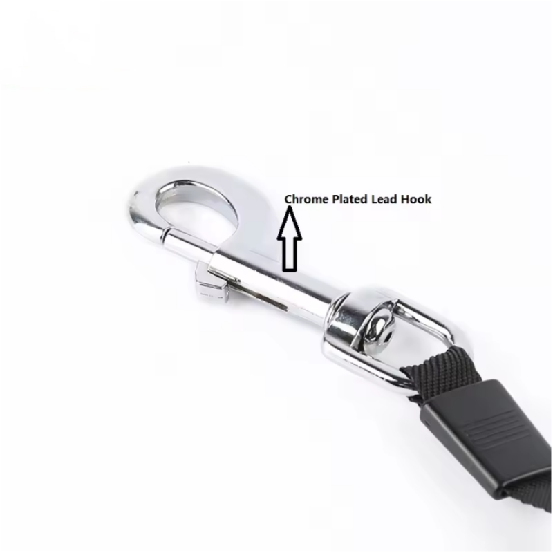 Chrome Plated Lead Hook of Pet Tape Dog Leash