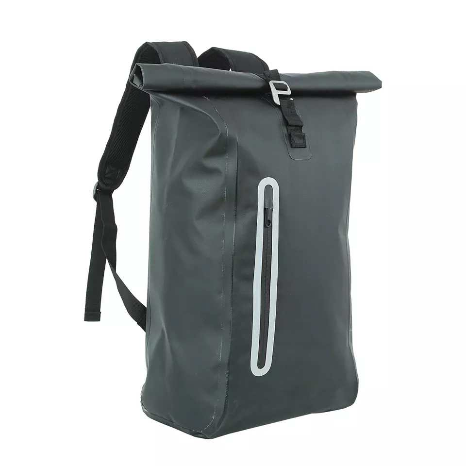 Tarpaulin Waterproof Backpack Roll Top PVC Duffel Knapsack Outdoor Sport Bag