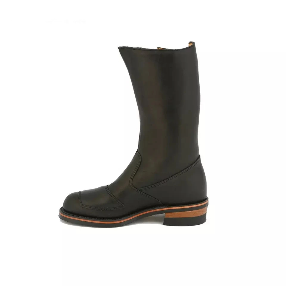 Leather Moto Botas Rally Motorcycle Boots