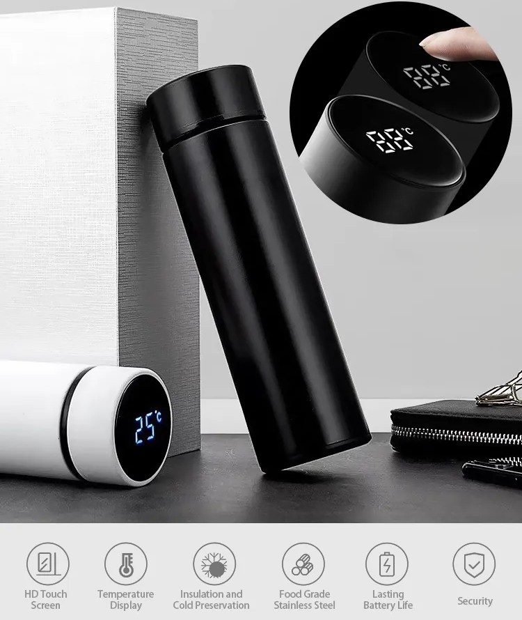 450 ML Smart Thermos with Temperature Display Lid