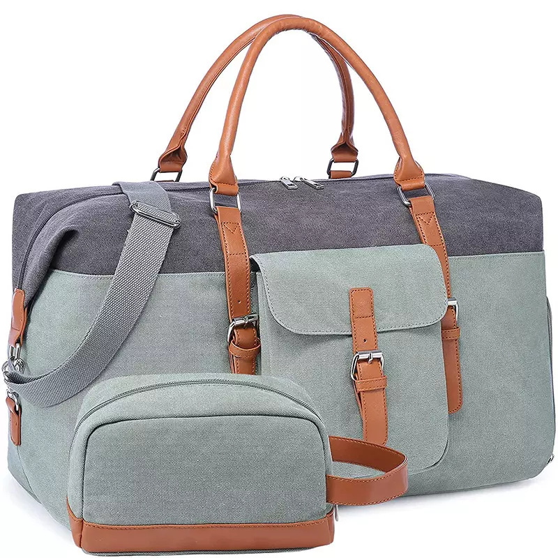 Sport Unisex Fashionable Hiking Portable Storage Bag Shoulder Cross Duffel Bag Canvas Travel Bag