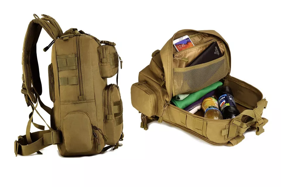 Military Tactical Backpack Polyester Oxford Knapsack Unisex Waterproof Bag China