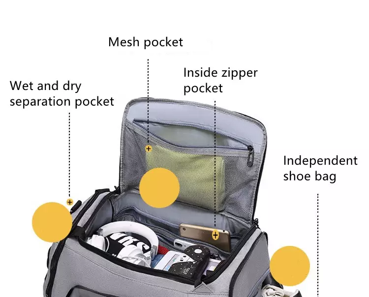 Waterproof Bag Portable Travel Duffel Backpack for Hiking Sport Gym