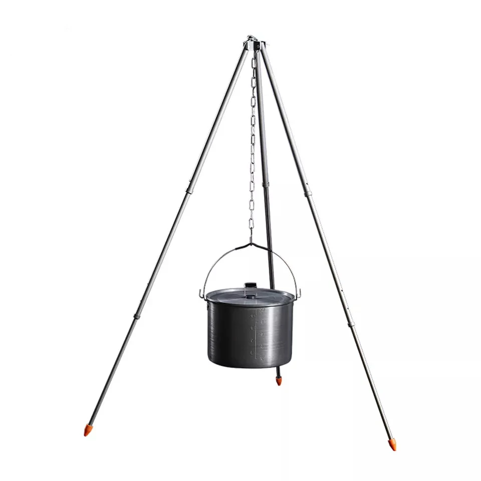 Foldable Large Barbecue Bracket Telescopic BBQ Tripod Stand China