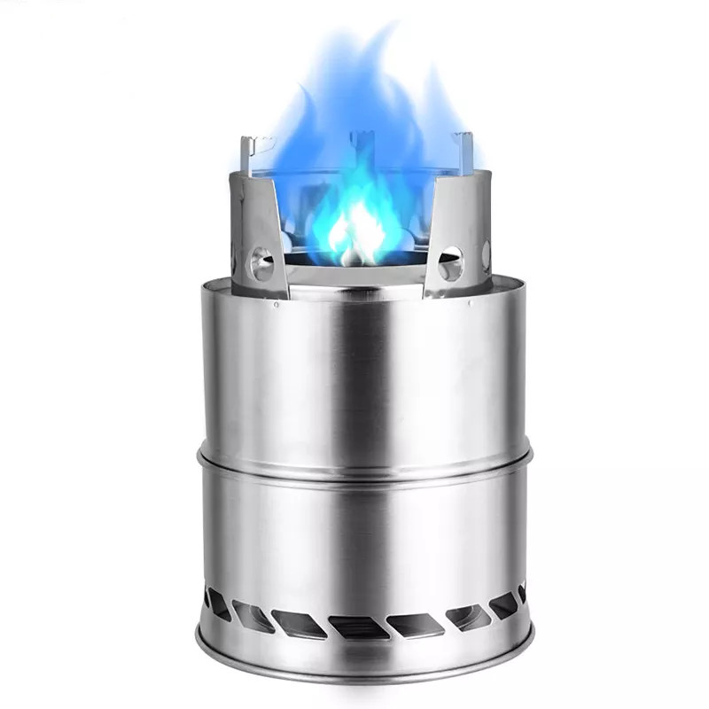 Camping Wood Charcoal Stove Portable Wood Fire Burning Stove