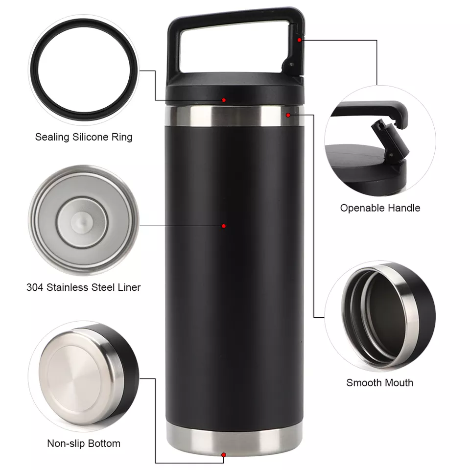 750ml Insulated Stainless Steel Drink Bottle Insulated Vacuum Water Bottle