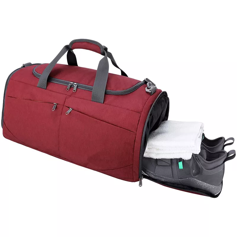 Large Capacity 45L Sport Travel Bag Water Repellent Bag Durable Polyester Hiking