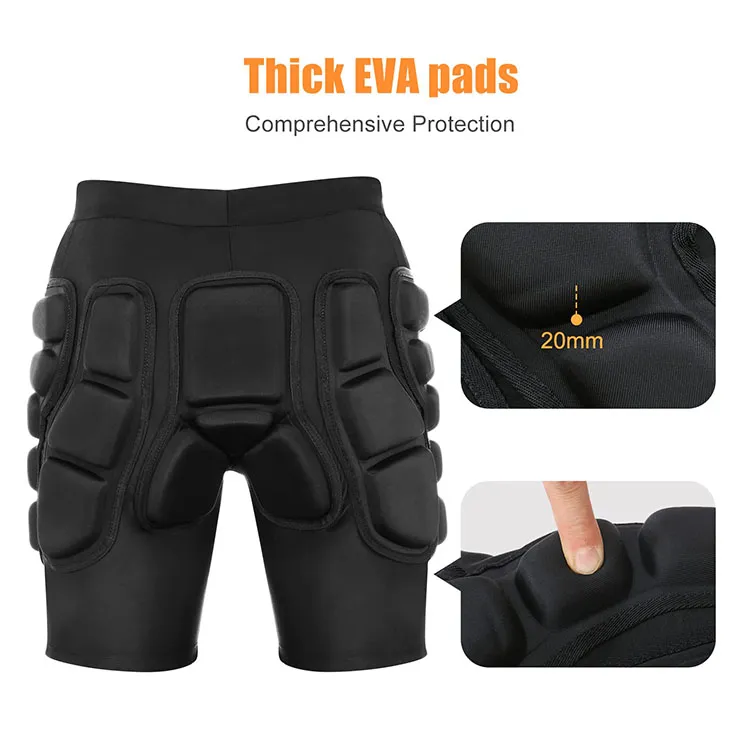 Thickened EVA Crash Pads Pants High elastic Impact absorption shots