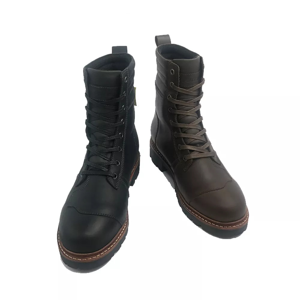 PPE Standard Ankle Protector Leather Shoes Mens Motorcycle Boots China