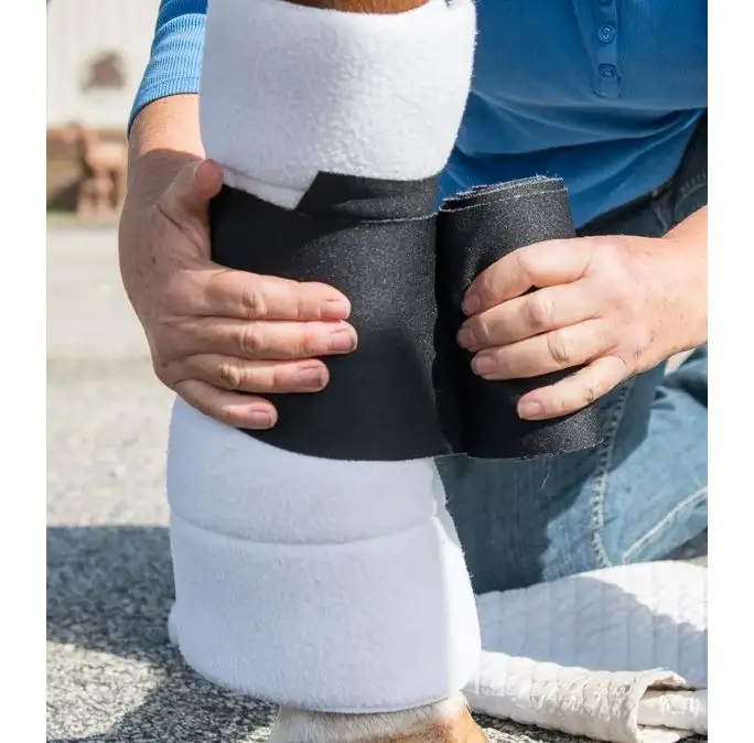 China new design equestrian bandage pads horse leg wraps