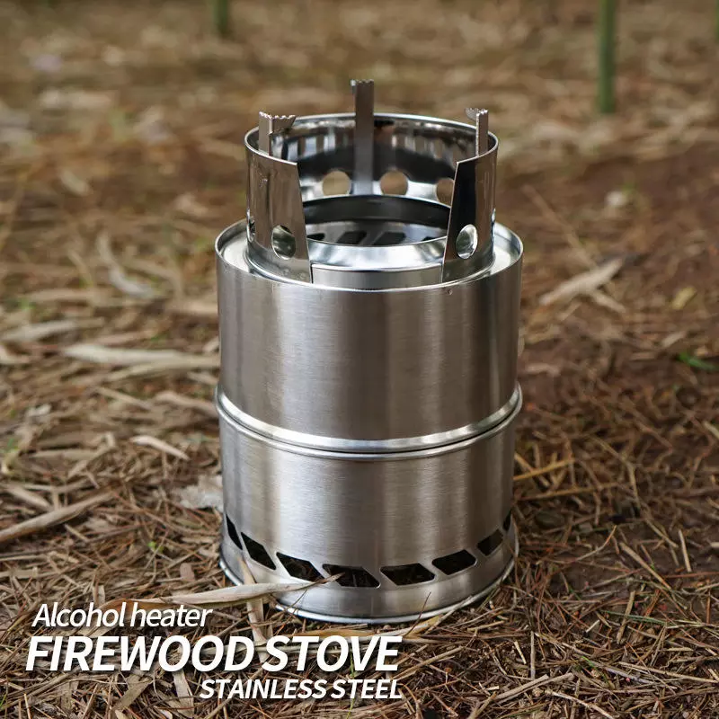 Stainless Steel Portable Outdoor Stove Wood Fire Burning Stove