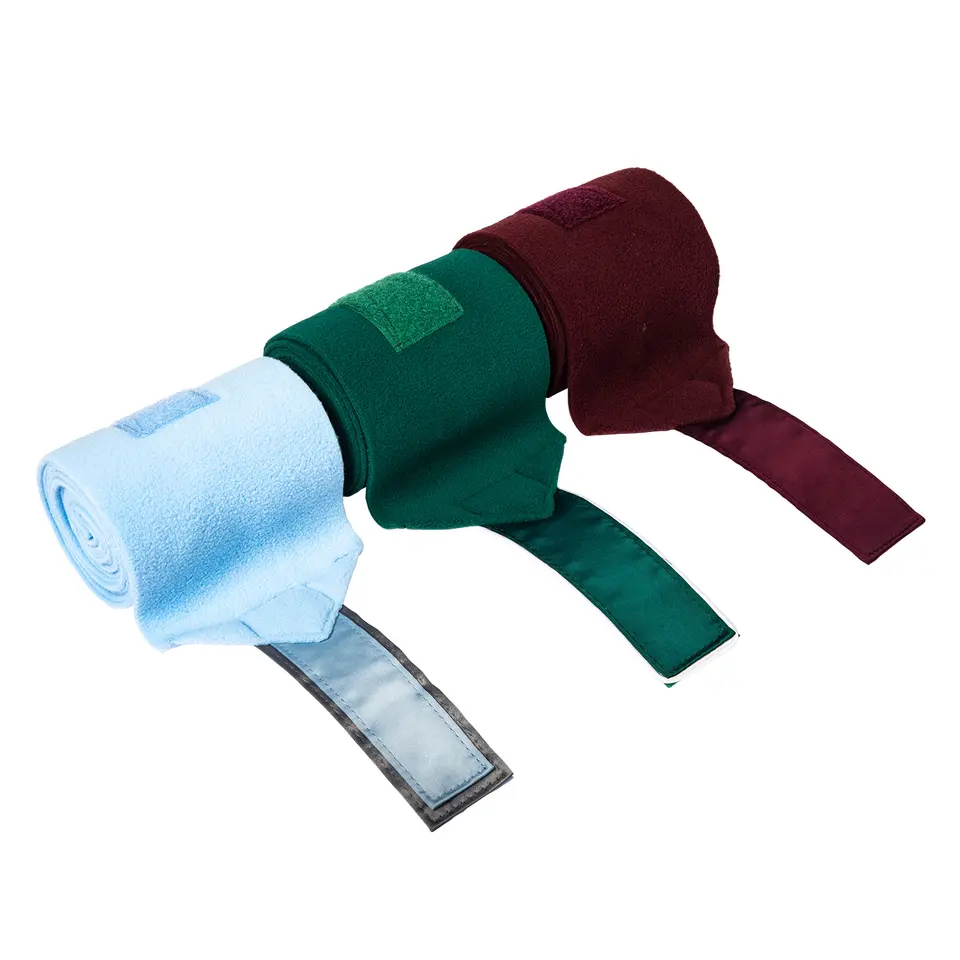 China equestrian leg protection polo wraps fleece wraps bandages