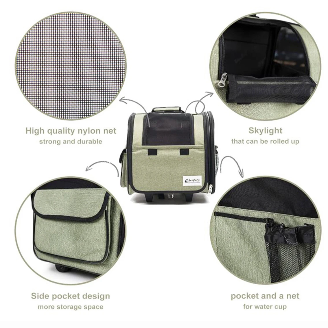 Details of Pet Foldable Backpack Dog Carrier