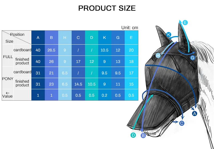 Equestrian Fly Mask With Ears Hat Horse Hat Lycra Mask