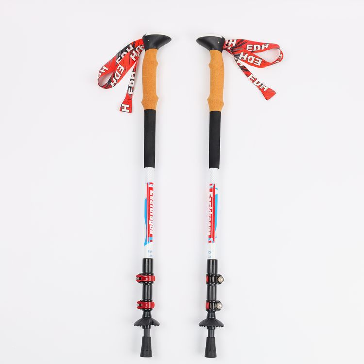 Travel Cane Nordic Walking Stick Carbon Fiber Trekking Pole
