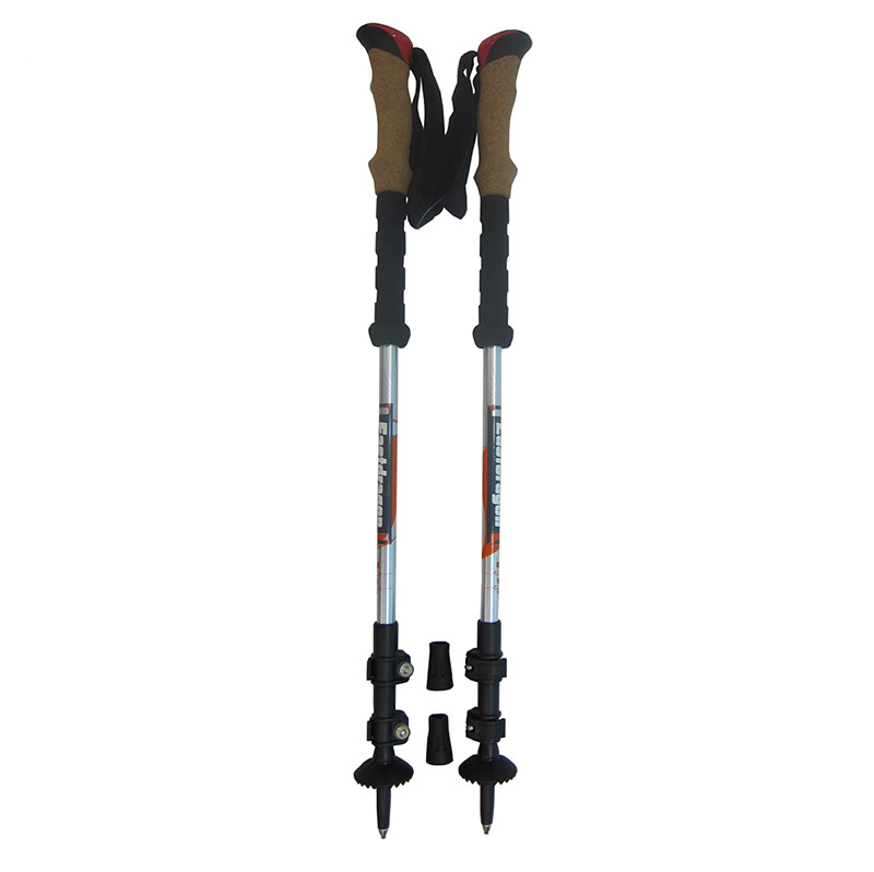 Hiking Trekking Pole Ultralight 3 Section Walking Stick Telescopic Mountaining Cane China