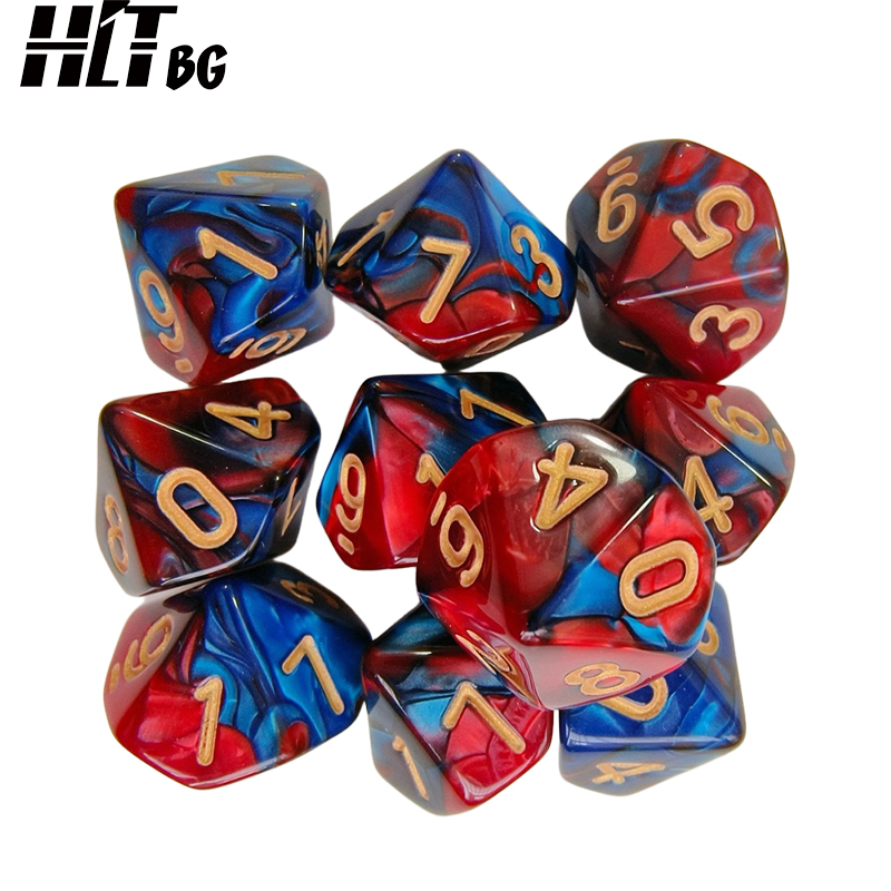 Customisable acrylic 6-sided dice