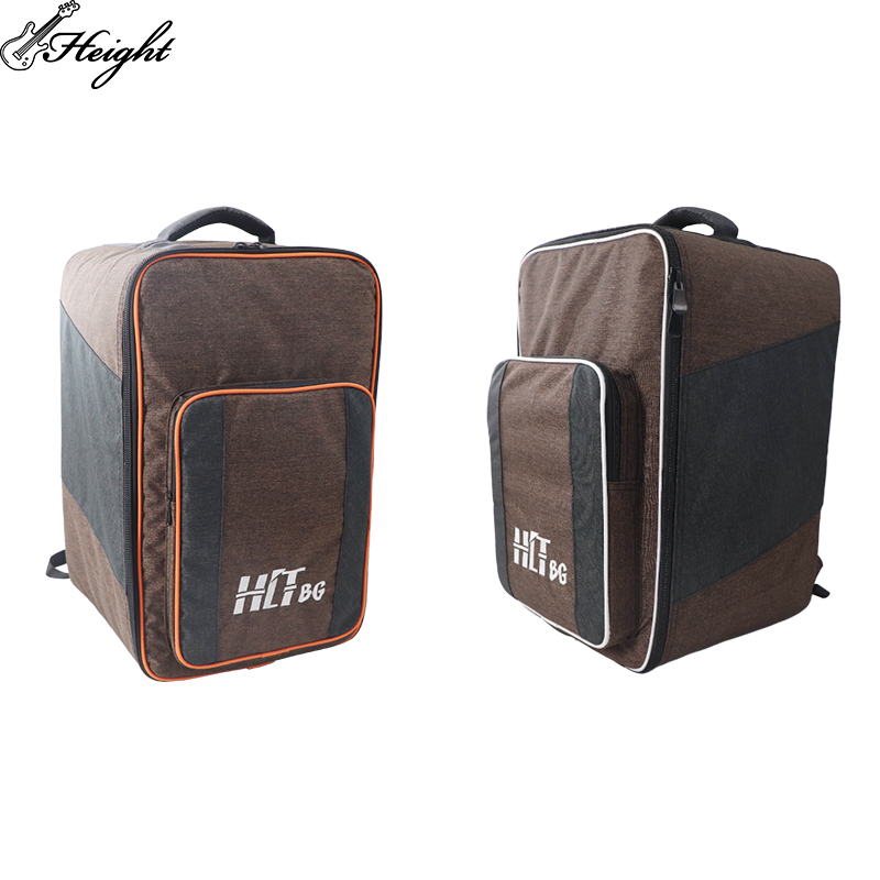 Inside look of bag with mat holder tray
