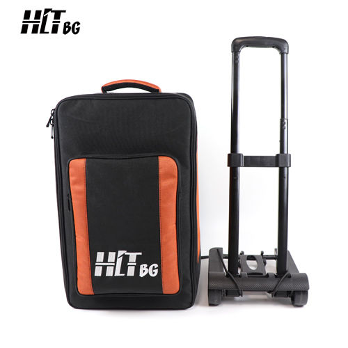You can carry your board game bag with trolley