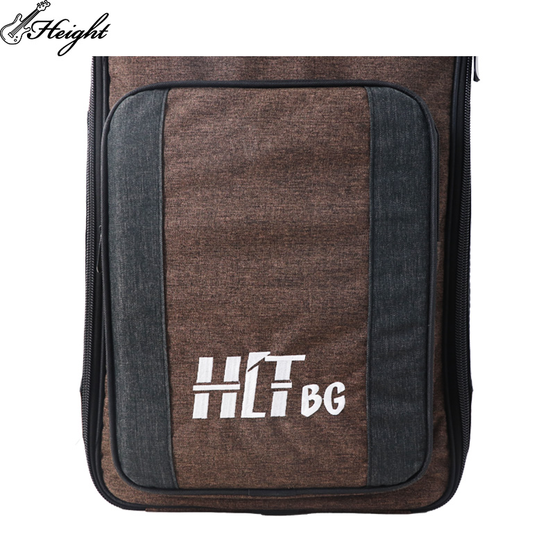 Inside look of bag with mat holder tray