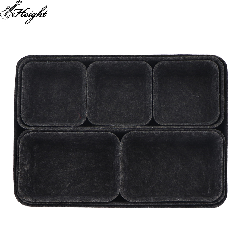 Inside look of bag with mat holder tray