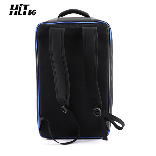 Back view of HTBG01-BU board game bag