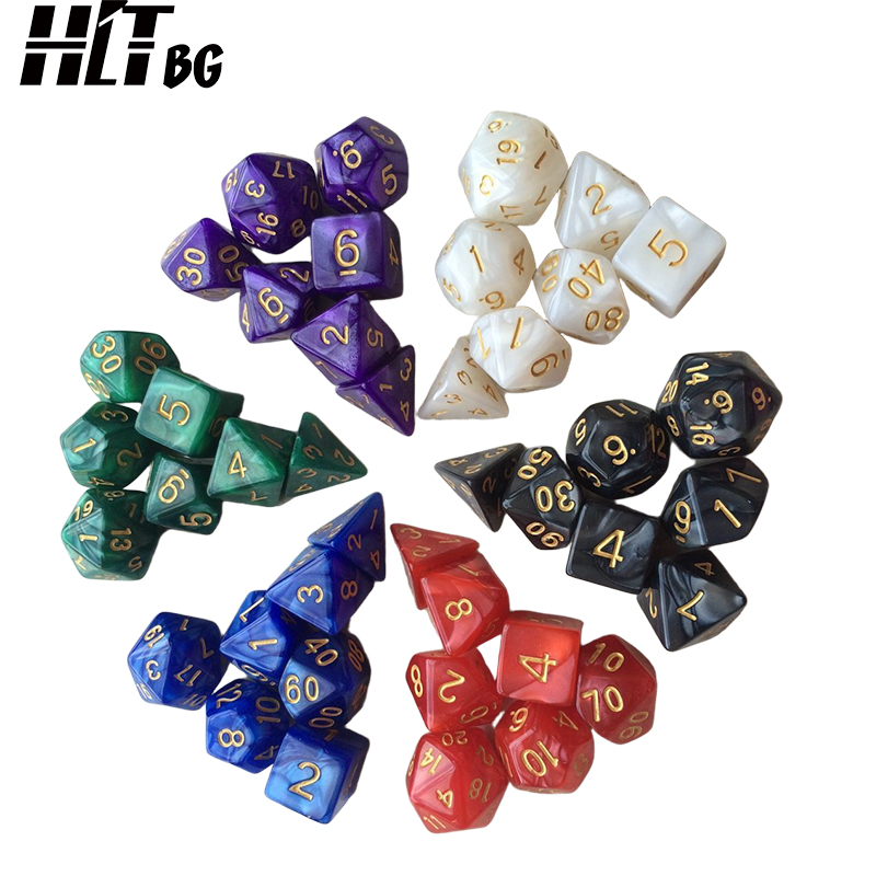Customisable acrylic 6-sided dice