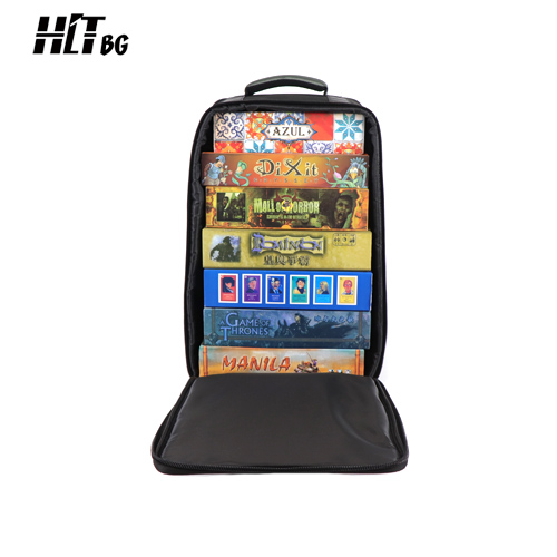 Height board game backpack can hold 7 pieces board games