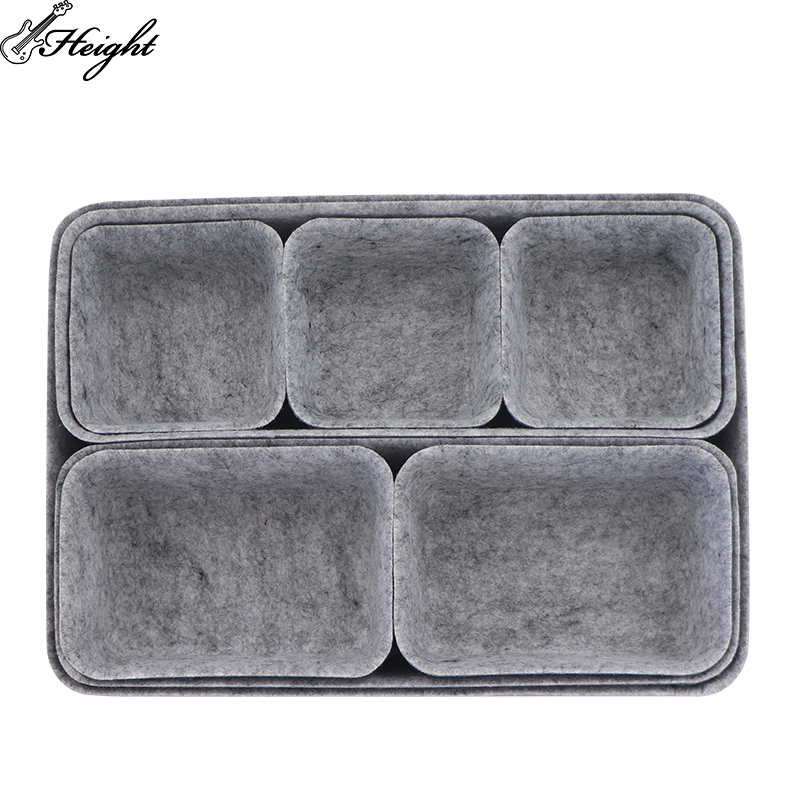 Inside look of bag with mat holder tray