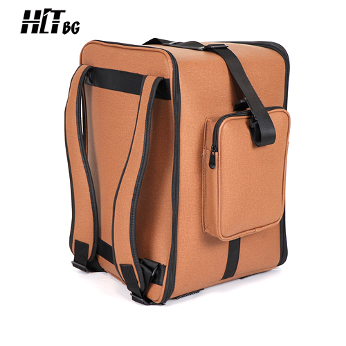 Back view of HTPBG02-PU PU board game bag