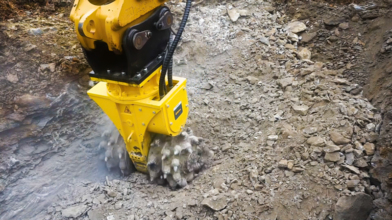 What is the Best Way to Dig Shale？ Expert：with a Drum Cutter