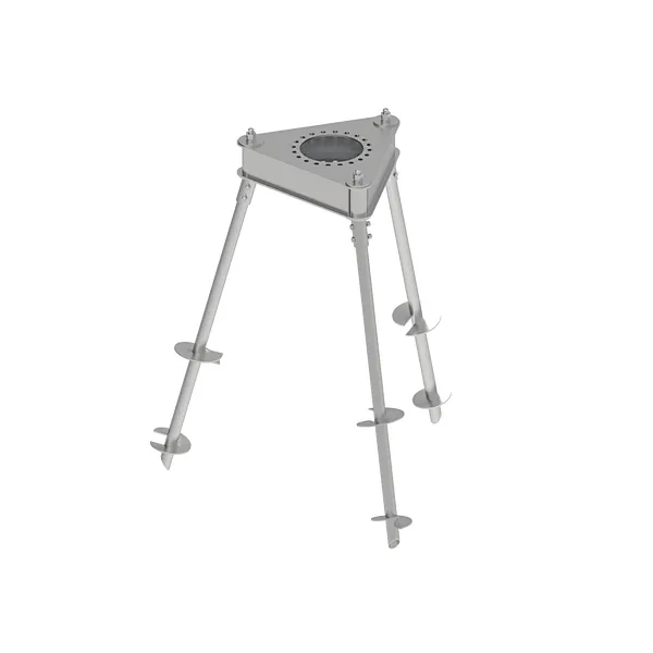 3-Pile Steel Grillage