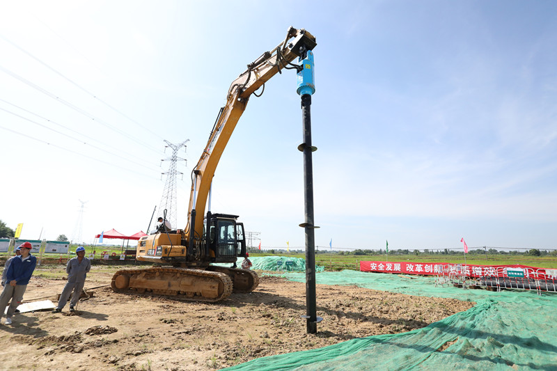 Helical Pile Informatization Installation System with 50000Nm