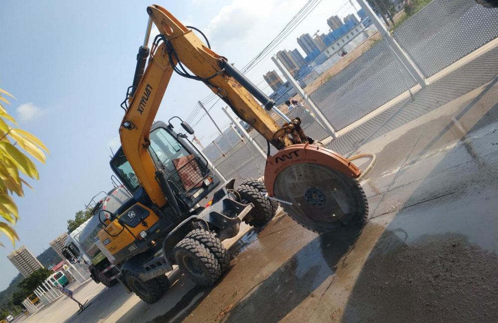 Single Blade Rock Saw for 8-16t Excavator