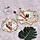 Ornate Mirrored Glass Tray Geometric Jewelry Organizer Tray Decorative Makeup Vanity Tray Perfume Organizer for Dresser Bathroom