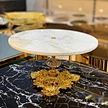 Роскошная подставка для торта мраморная металлическая круглая квадратная подставка для кекса для украшения свадебной вечеринки
