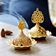Luxurious arabic censer middle eastern metal censer burner ramadan gift